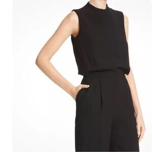 Diane Von Furstenberg Black Sleeveless Jumpsuit